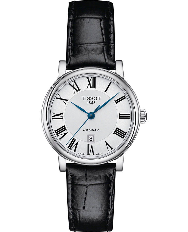 Часы Tissot Carson Premium Automatic Lady T122.207.16.033.00 — женские, белый