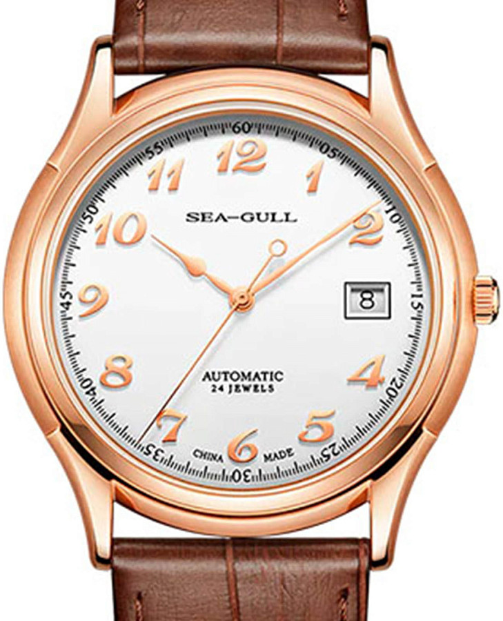 Часы Seagull Business 519.13.1076 — механические, сталь металл