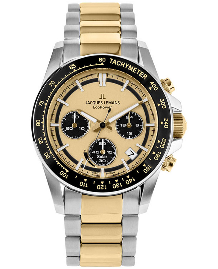 Часы Jacques Lemans 50-1D — мужские, золотой