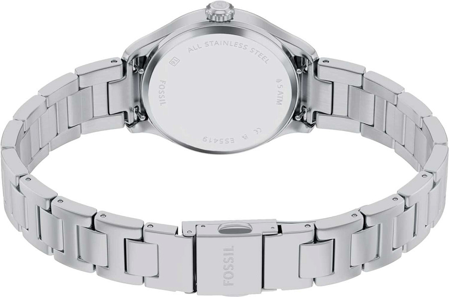 Часы Fossil Gilmore ES5419 — серебристый, кварцевые