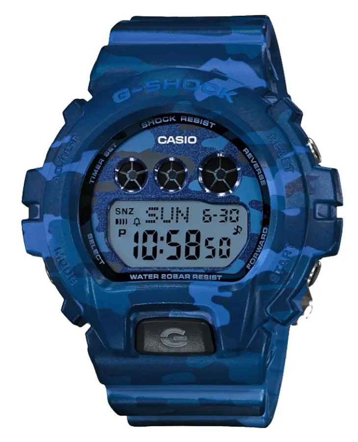 Часы Casio G-Shock GMD-S6900CF-2ER — женские, синий