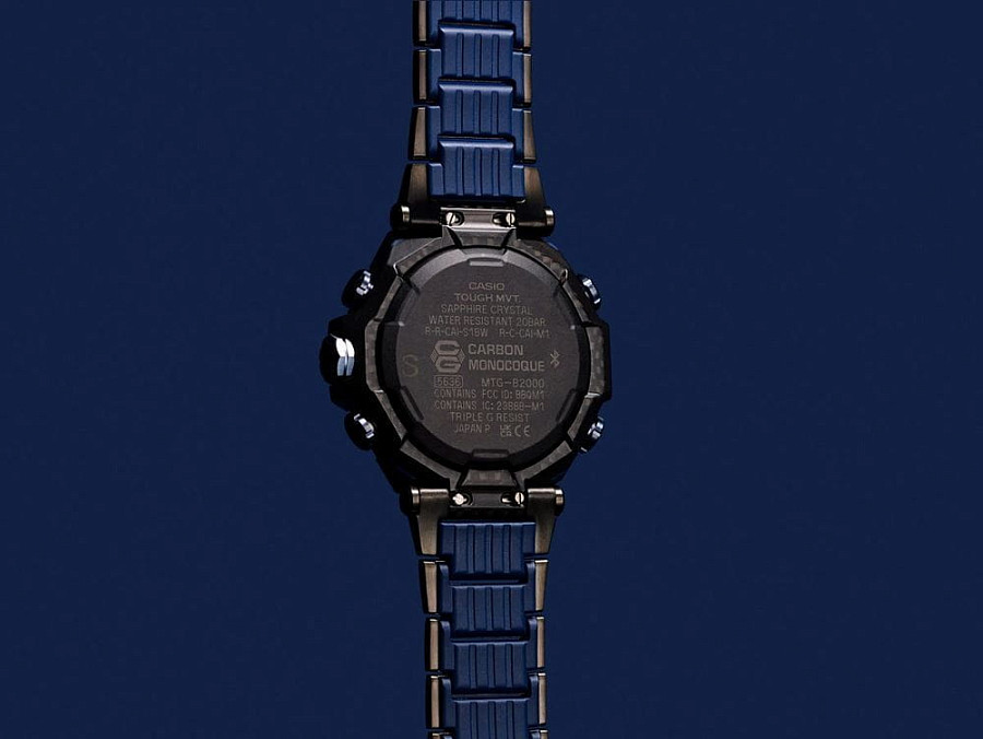 Часы Casio G-Shock Premium MTG-B2000YBD-2A — сталь + полимер, мужские