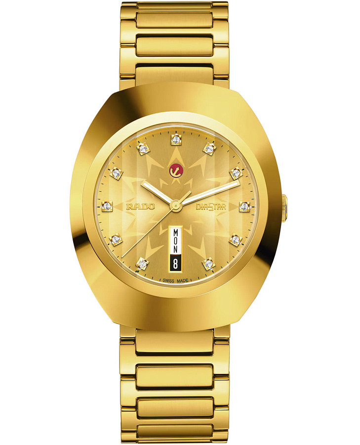 Часы Rado DiaStar Original Automatic R12161663 — женские, золотой