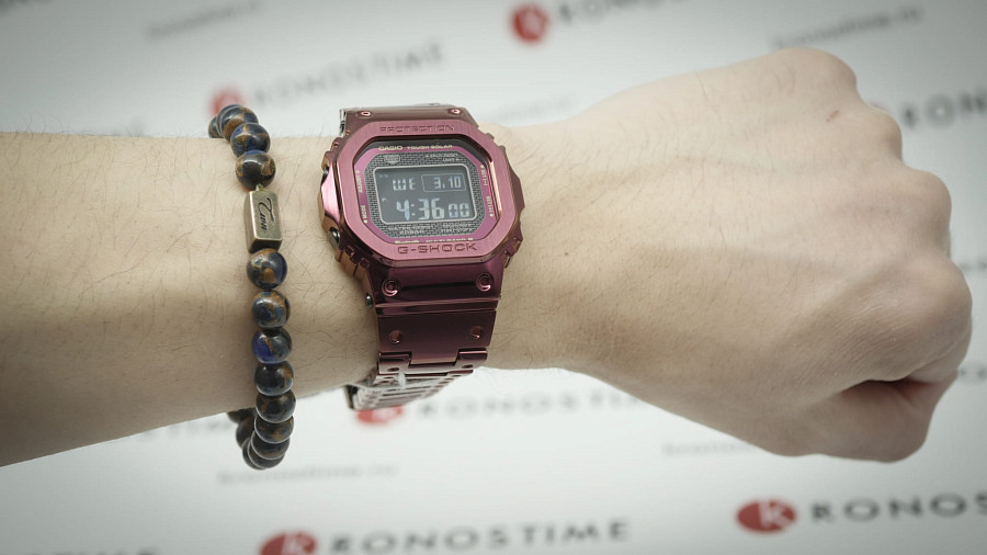Часы Casio G-Shock GMW-B5000RD-4 — фиолетовый, сталь металл