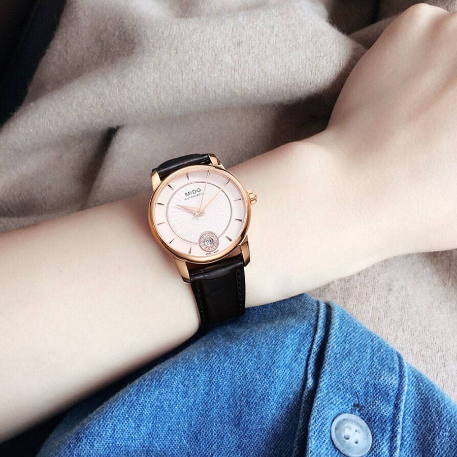 Часы Mido Baroncelli II Lady M007.207.36.036.00 — механические, Швейцария, женские
