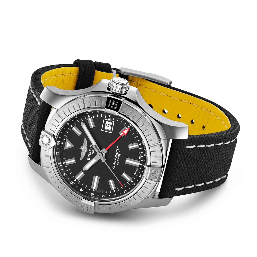 Часы Breitling Avenger Automatic GMT 43 A32397101B1X1 — металл сталь, Швейцария