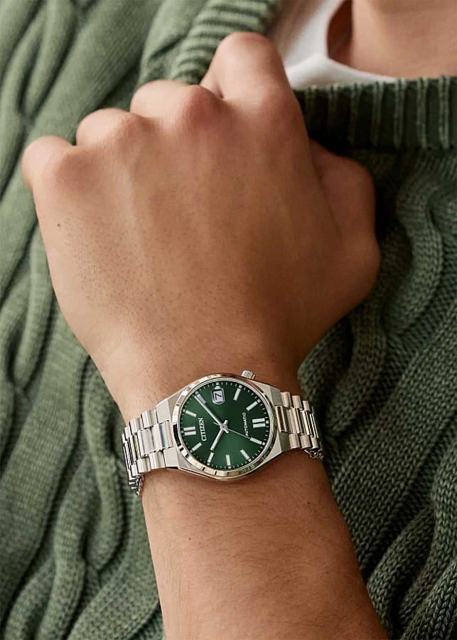 Часы Citizen Tsuyosa NJ0200-50X — механические, Япония, мужские