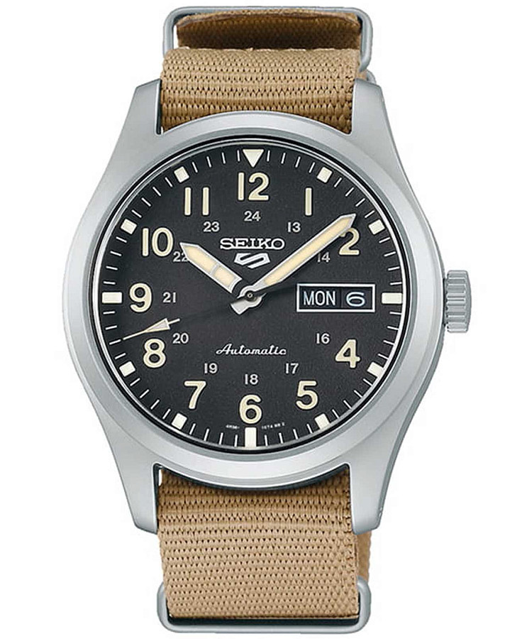 Часы Seiko 5 Sports Field series SRPG35K1 — мужские, черный