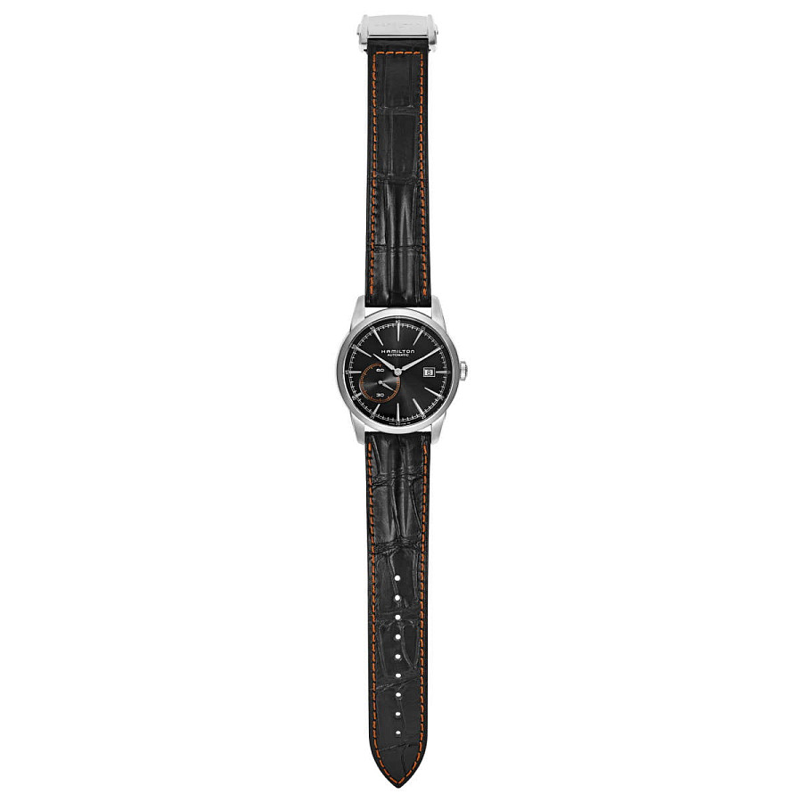 Часы Hamilton American Classic Railroad Small Second Auto H40515731 — кожаный, мужские