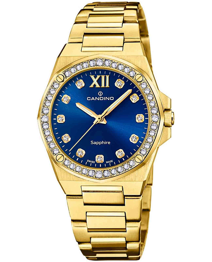 Часы Candino Lady Elegance Date C4755/3 — женские, синий