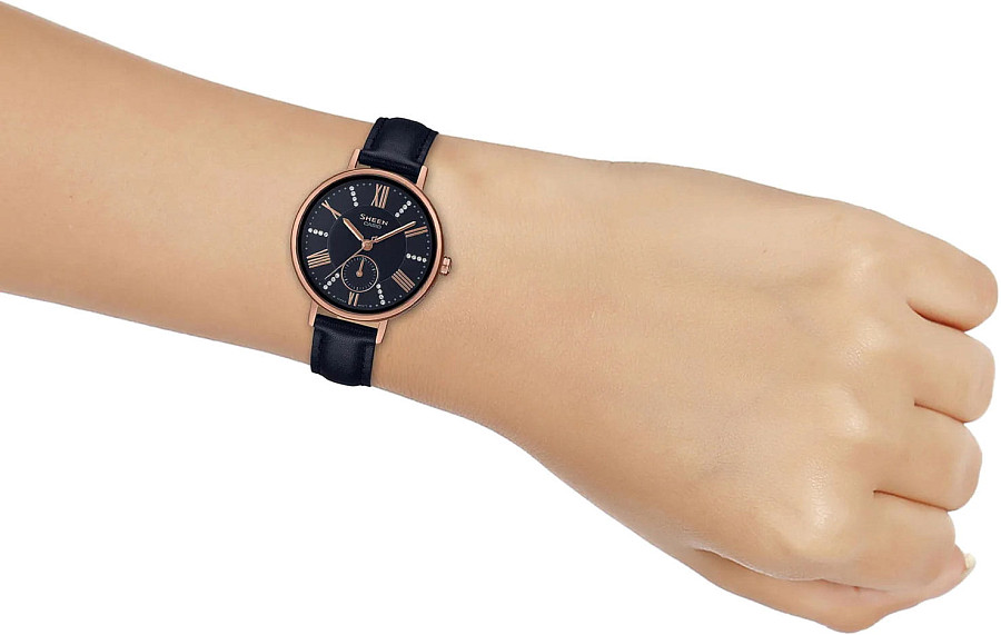 Часы Casio Sheen SHE-3066PGL-1AUDF — кварцевые, сталь металл