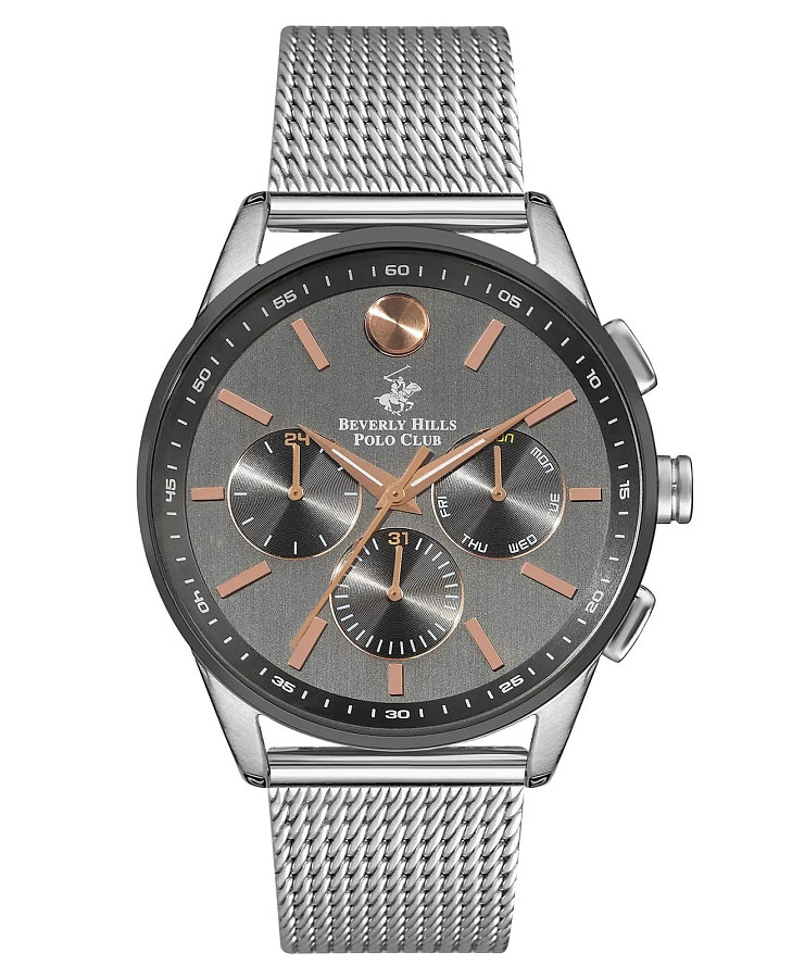 Часы Beverly Hills Polo Club BP3263X.360 — мужские, серый