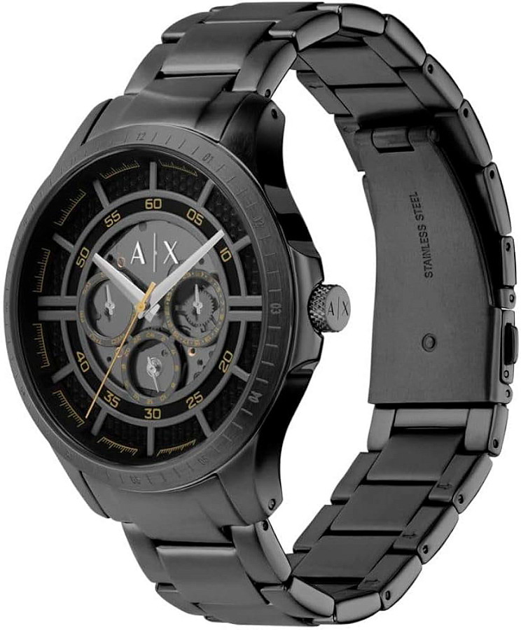 Часы Armani Exchange Hampton AX2460 — черный, металл сталь