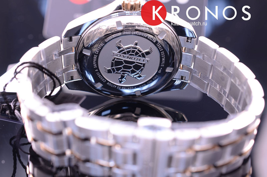 Часы Certina DS Action C032.851.22.037.00 — сталь c pvd покрытием, мужские