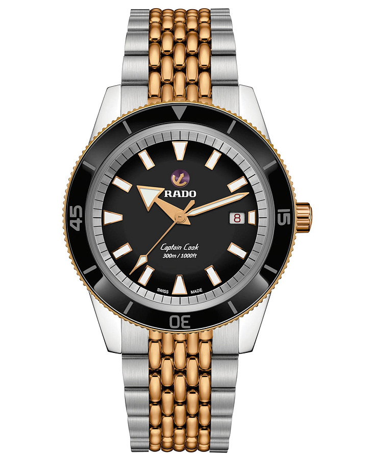 Часы Rado Captain Cook Automatic R32137153 — мужские, черный