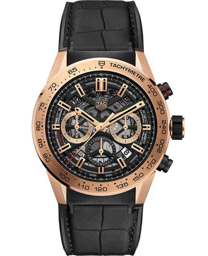 Часы TAG Heuer Carrera CBG2A51.FC6450 — мужские, черный