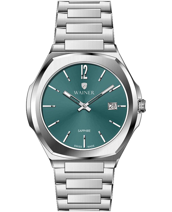 Часы Wainer WA.10240-C — мужские, бирюзовый