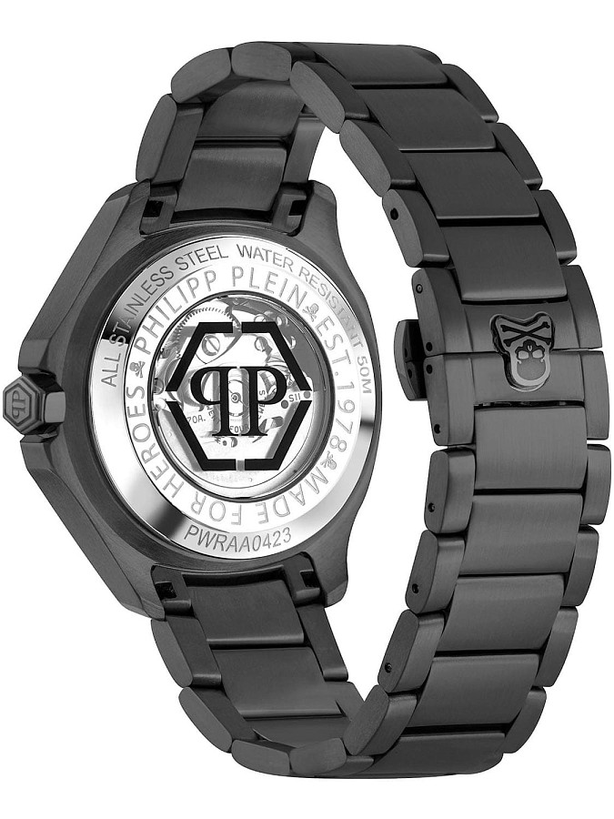 Часы Philipp Plein Plein Philipp PWRAA0423 — нержавеющая сталь с ip-покрытием, мужские
