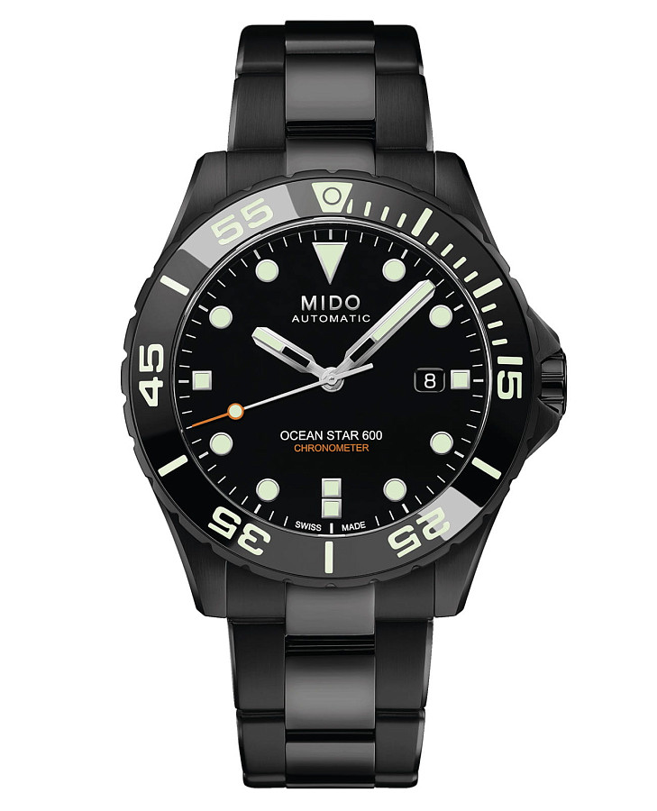 Часы Mido Ocean Star 600 Chronometer M026.608.33.051.00 — мужские, черный