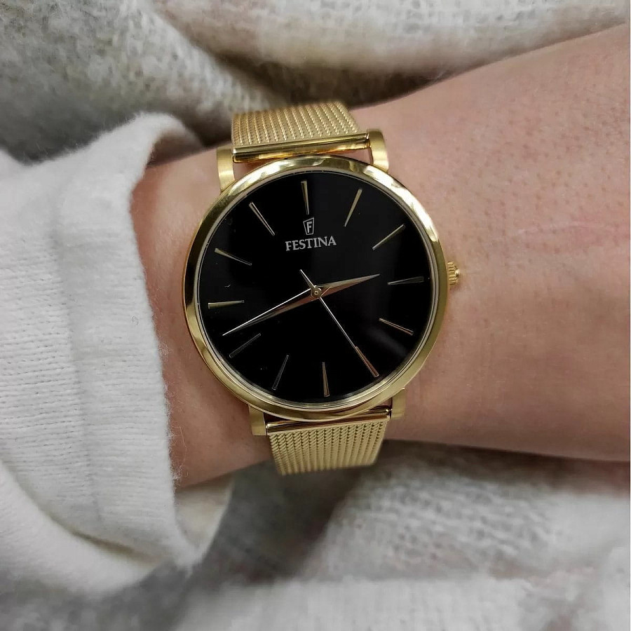 Часы Festina Boyfriend F20476/2 — кварцевые, металл сталь