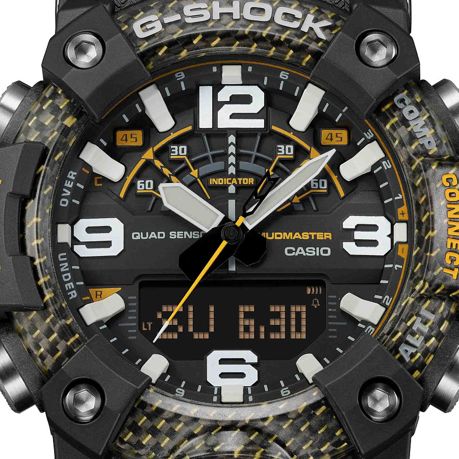 Часы Casio G-Shock GG-B100Y-1AER — черный, карбон пластик
