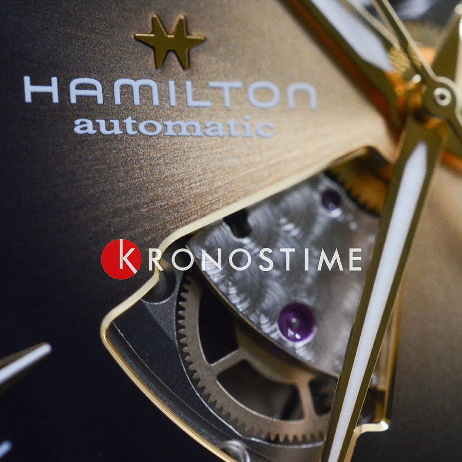 Часы Hamilton Jazzmaster Open Heart Auto H32675101 — мужские, нержавеющая сталь