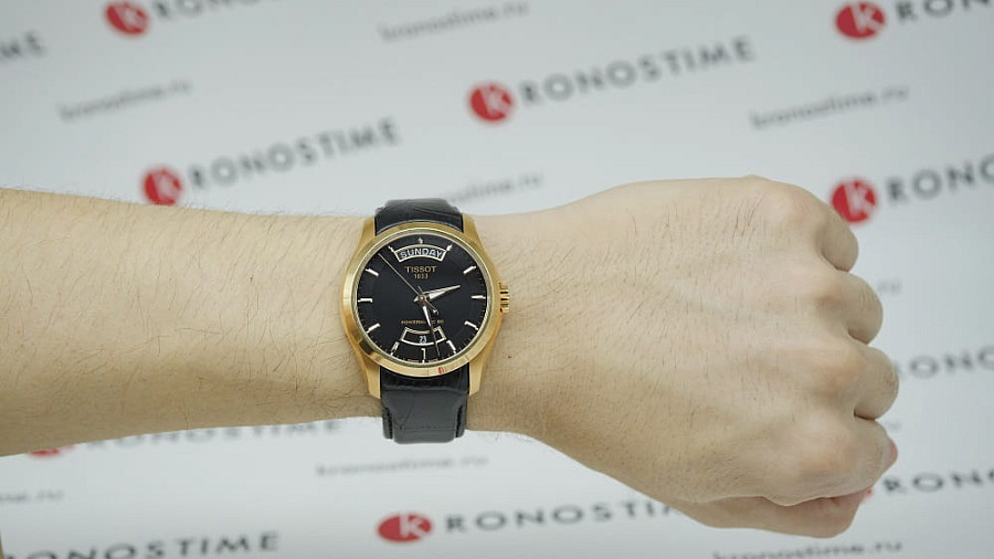 Часы Tissot Couturier Powermatic 80 T035.407.36.051.01 — механические, Швейцария, мужские