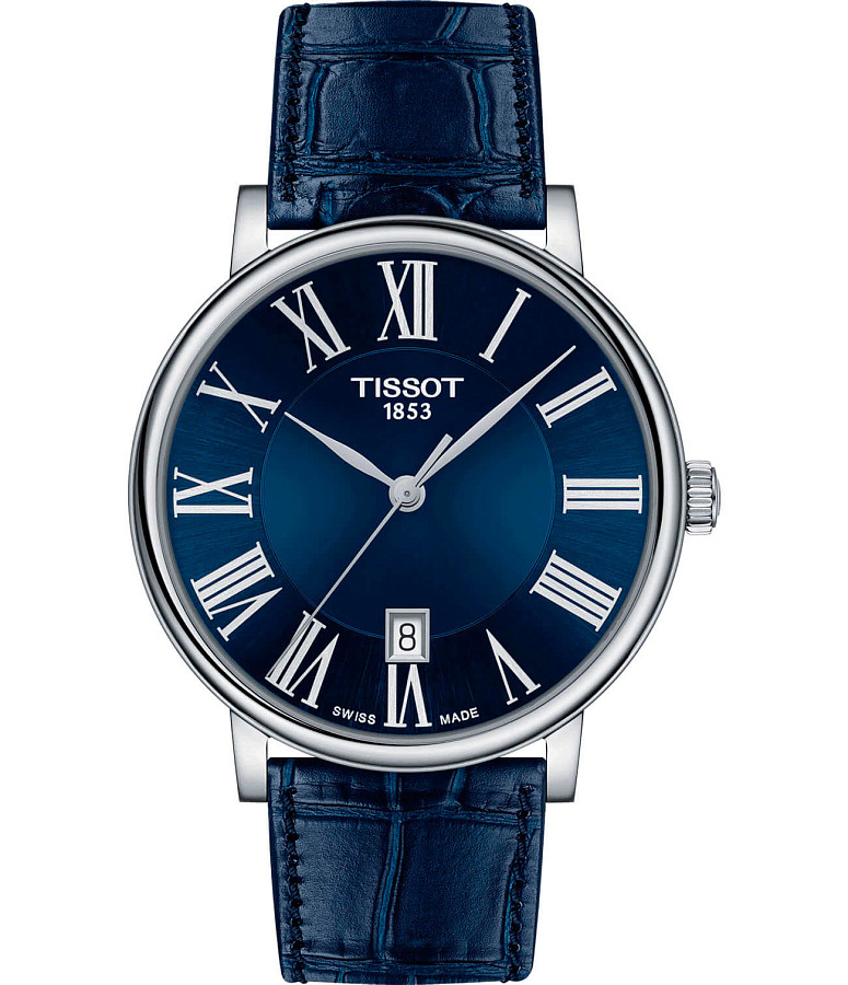 Часы Tissot Carson Premium T122.410.16.043.00 — мужские, синий