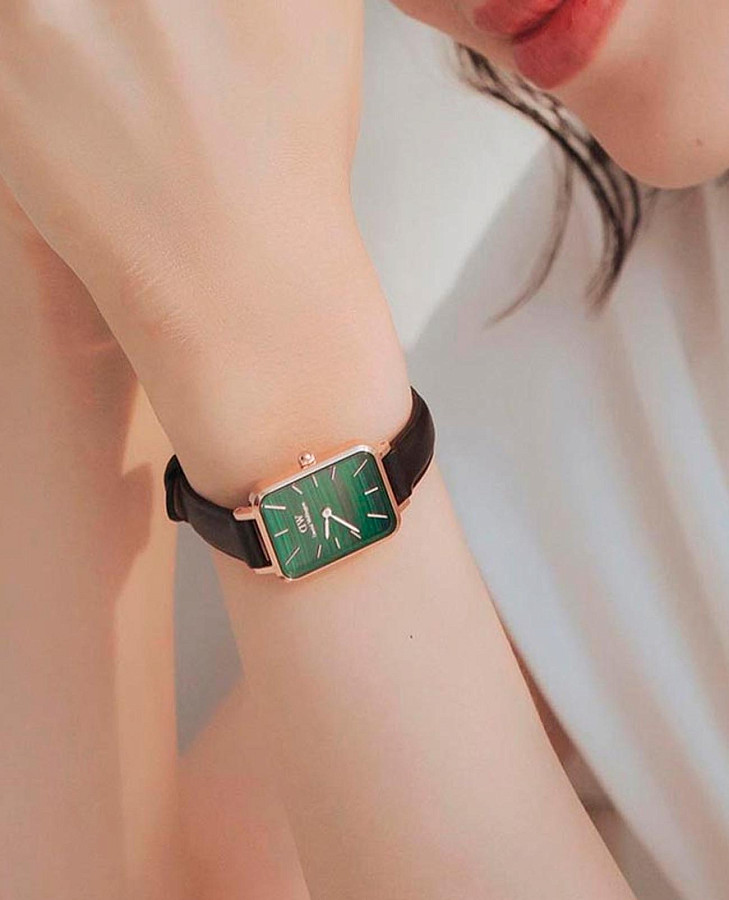 Часы Daniel Wellington Quadro DW00100562 — кварцевые, сталь металл