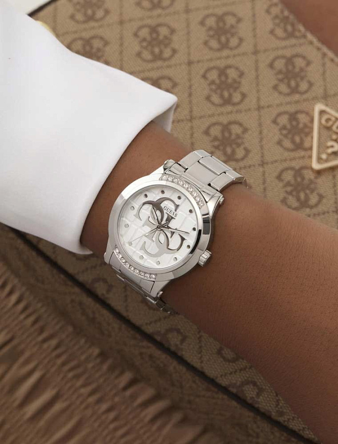 Часы Guess Trend GW0861L1 — кварцевые, металл сталь