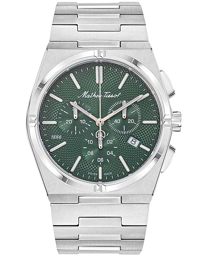 Часы Mathey-Tissot Zeus H118CHAV — мужские, зеленый
