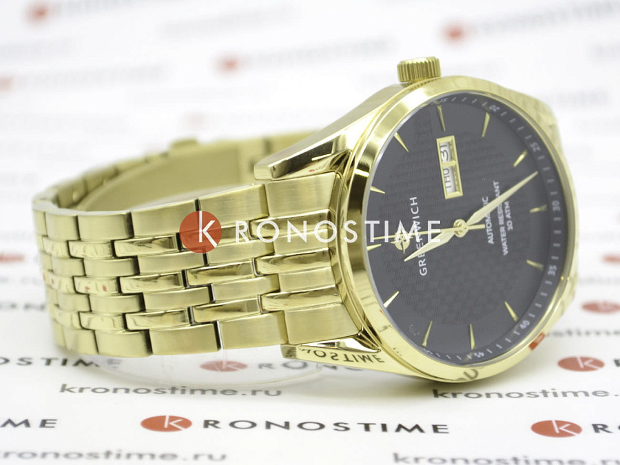 Часы Greenwich Good Luck Classic GW 074.20.31 — сталь c pvd покрытием, мужские