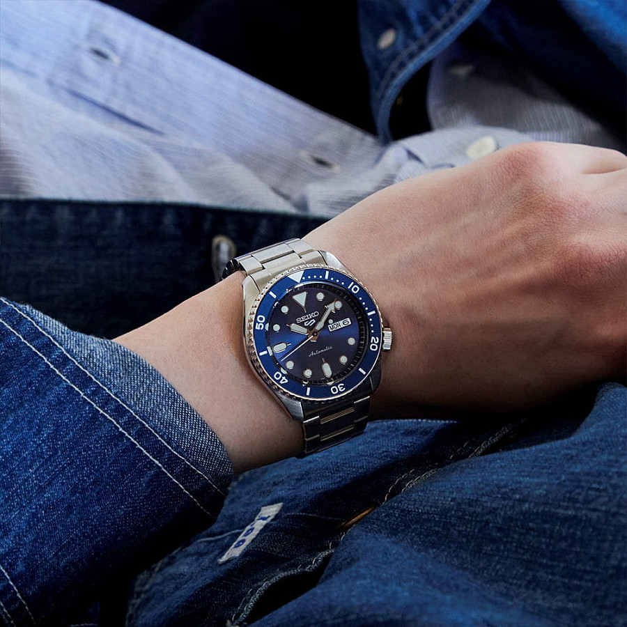 Часы Seiko 5 Sports SKX series SRPD51K1 — синий, металл сталь