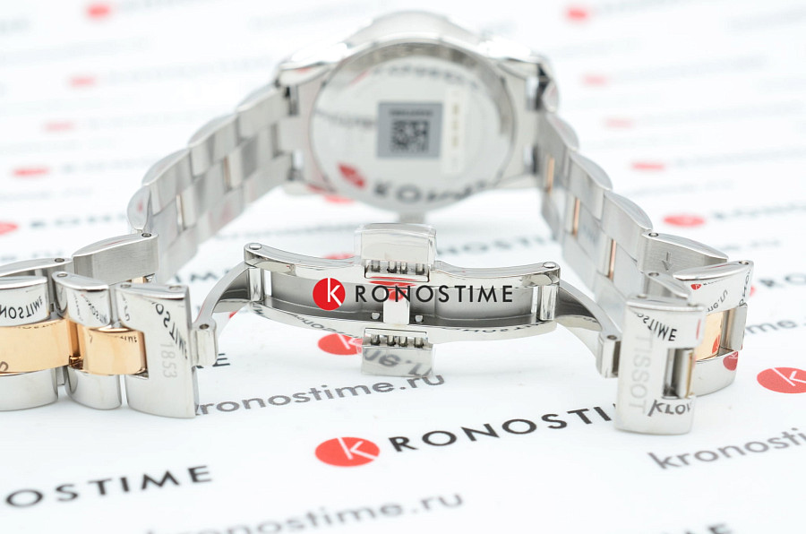 Часы Tissot T-Wave T112.210.22.113.01 — женские, сталь c pvd покрытием