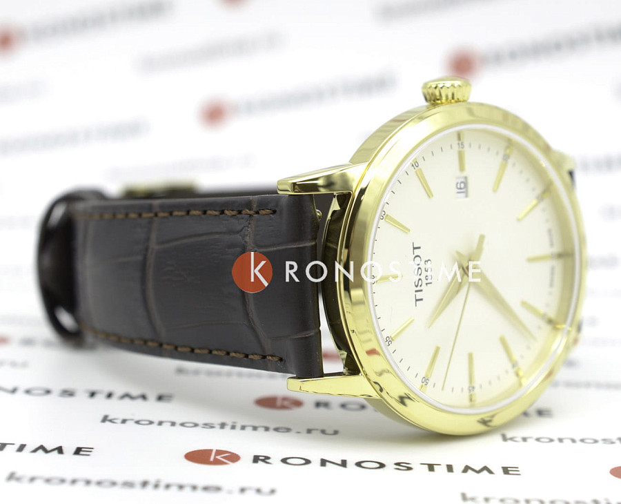 Часы Tissot Classic Dream T129.410.36.261.00 — мужские, кожаный