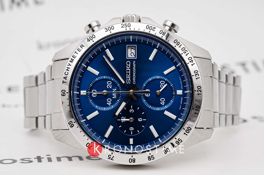 Часы Seiko Spirit Chronograph SBTR023 — кварцевые, сталь металл