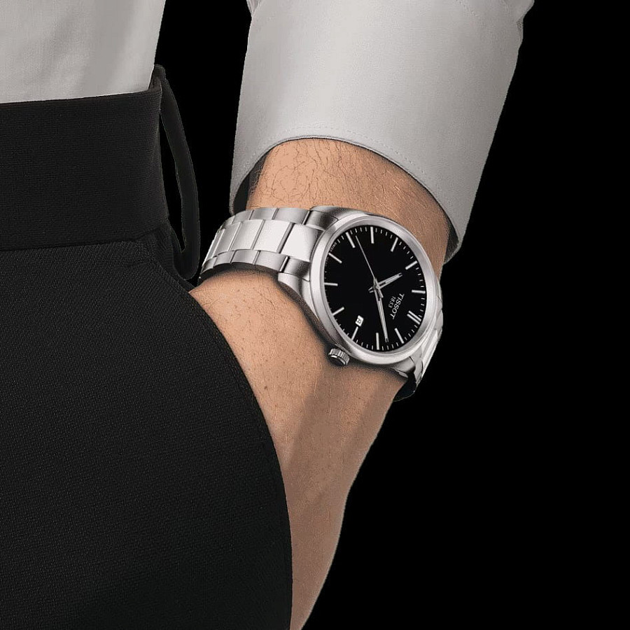 Часы Tissot PR 100 T150.410.11.051.00 — кварцевые, металл сталь