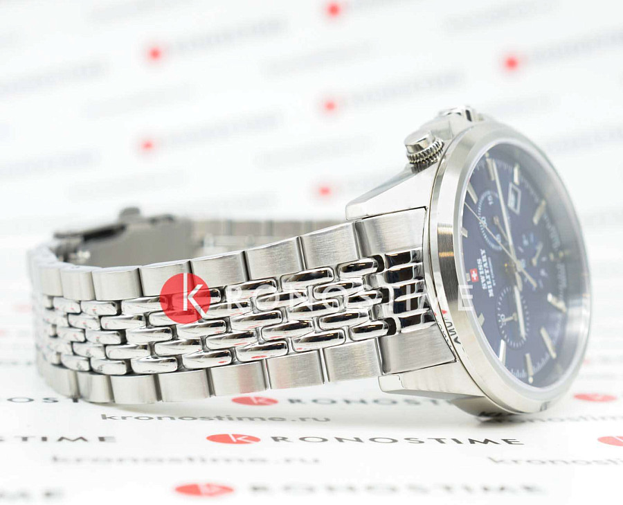 Часы Swiss Military by Chrono Sports Chronograph SM34107.03 — нержавеющая сталь, мужские