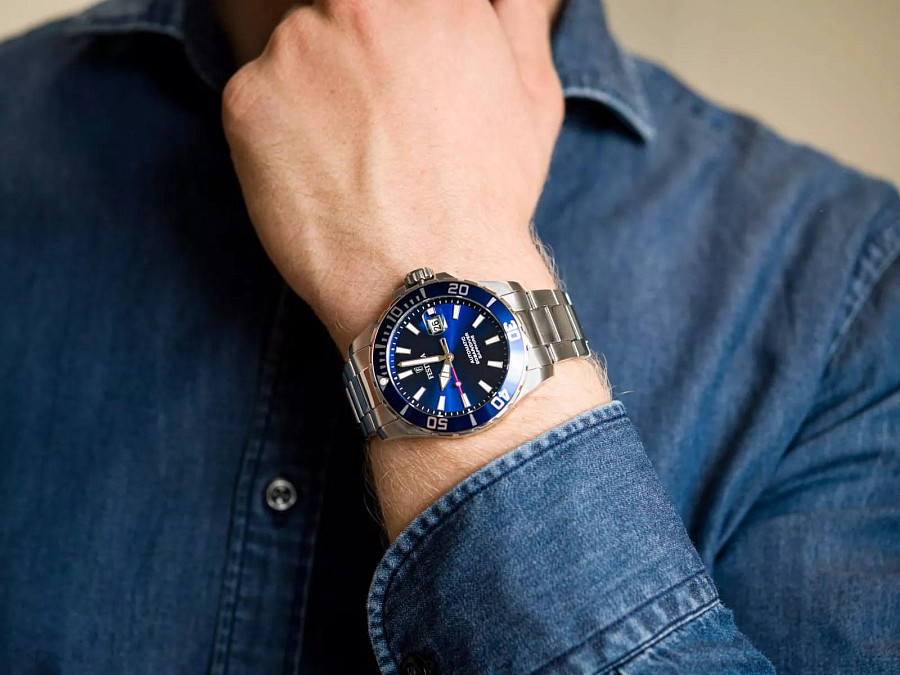Часы Festina Automatic F20531/3 — механические, сталь металл