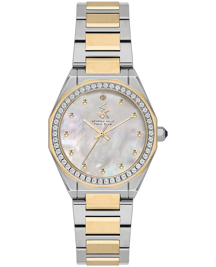 Часы Beverly Hills Polo Club Quartz BP3603C.230 — женские, перламутровый