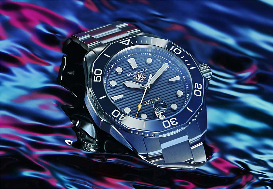 Часы TAG Heuer Aquaracer Professional 300 WBP201B.BA0632 — мужские, нержавеющая сталь