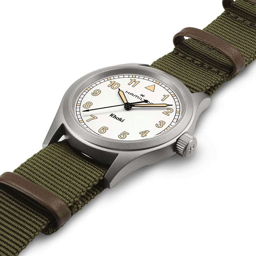 Часы Hamilton Khaki Field Quartz 38mm H69401910 — сталь, Швейцария
