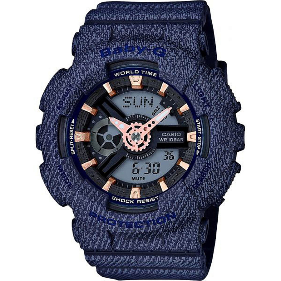 Часы Casio Baby-G BA-110DE-2A1DR — женские, серый