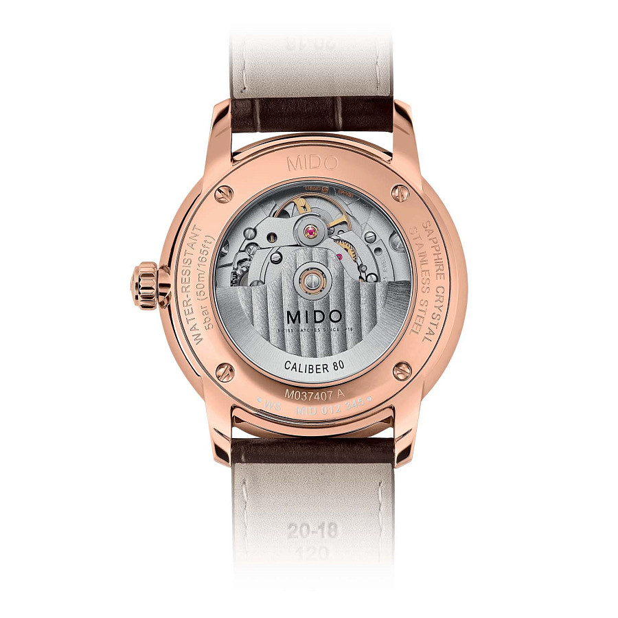 Часы Mido Baroncelli Signature M037.407.36.061.00 — механические, металл сталь