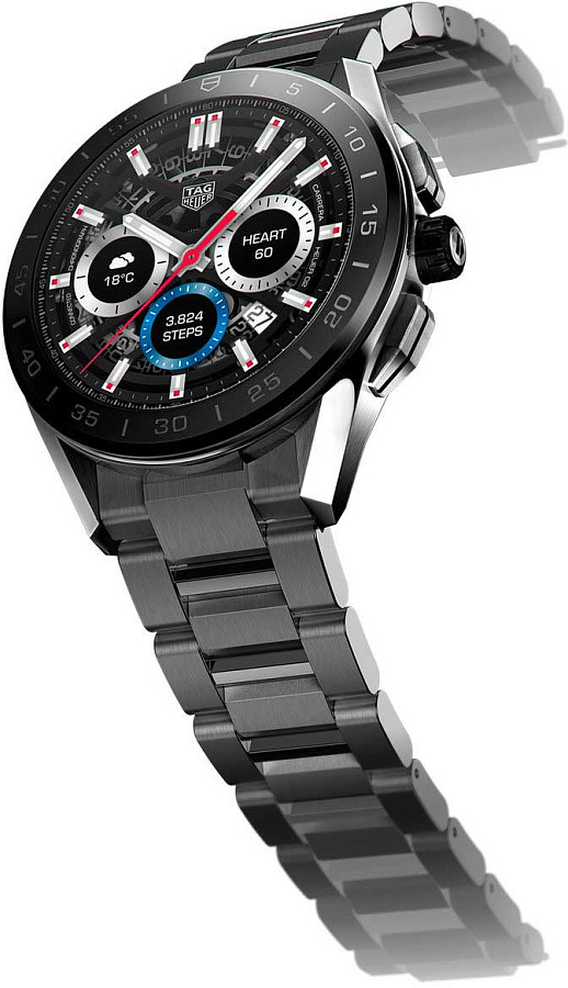 Часы TAG Heuer Connected Calibre E3 - 45 mm SBG8A10.BA0646 — электронные, Швейцария, мужские