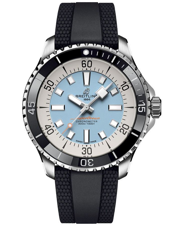 Часы Breitling Superocean Automatic 44 A173763A1C1S1 — мужские, голубой