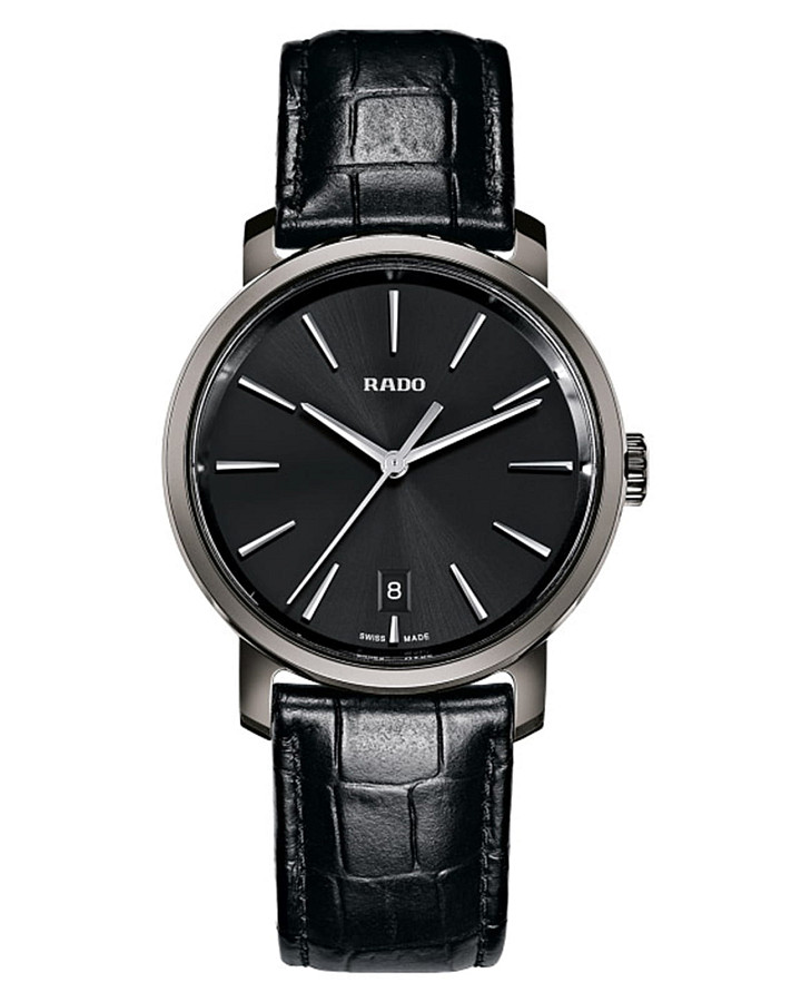 Часы Rado Diamaster R14077175 — мужские, черный