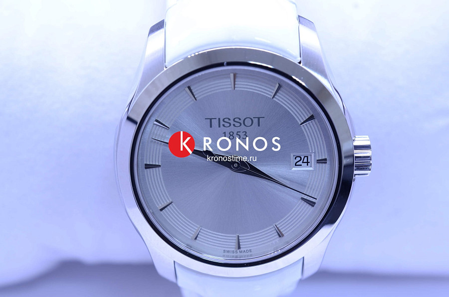 Часы Tissot Couturier Lady T035.210.16.031.00 — кожаный, женские