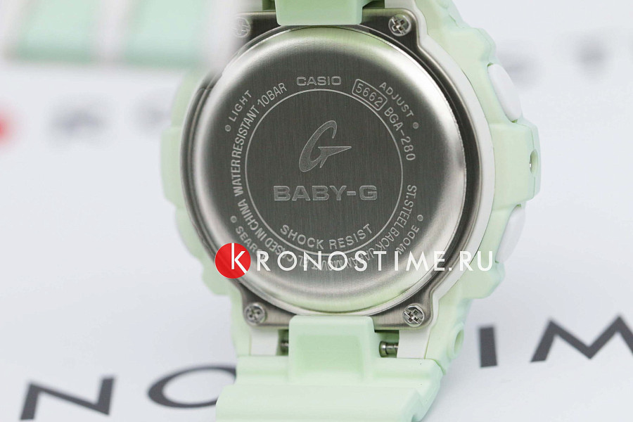 Часы Casio Baby-G BGA-280-3A — пластик, пластик