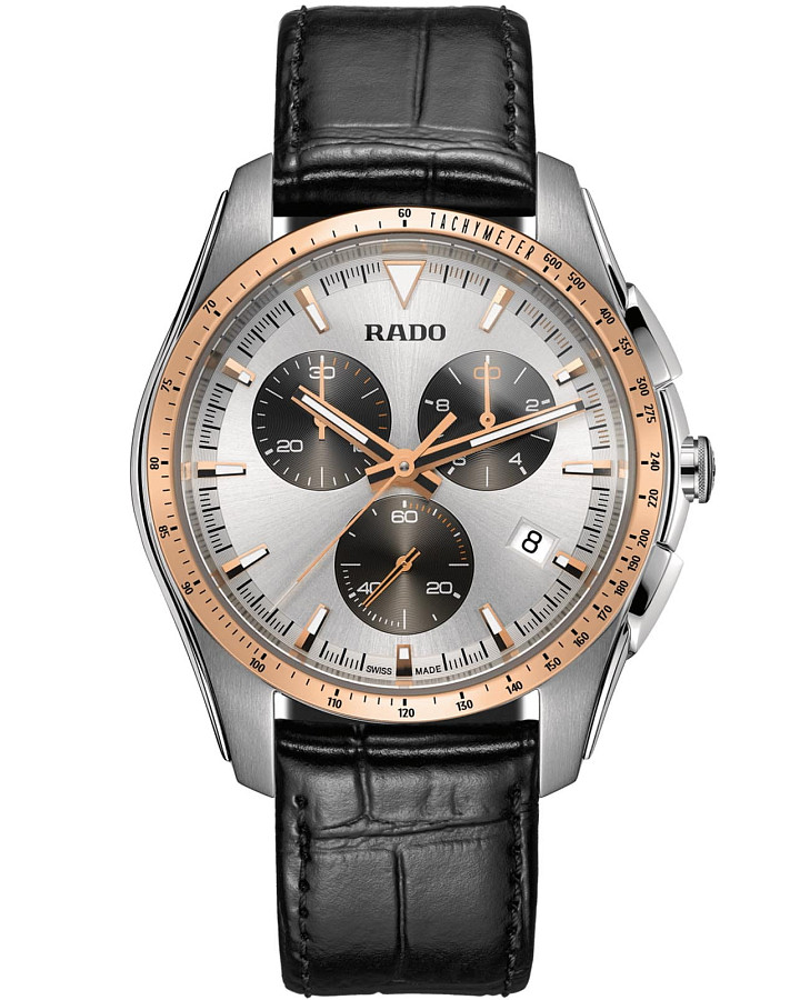 Часы Rado HyperChrome Chronograph R32259105 — мужские, серебристый
